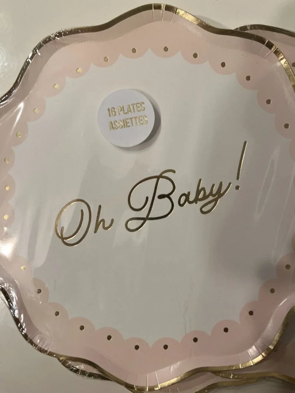 Baby Shower Party Supplies for Girls (Plates and napkins) NWT (p/s/x)